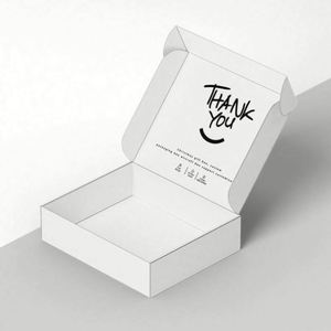 Wholesale Custom Design Personalized Matt Lamination Embossing Sponge Lined Self Erecting Recyclable Corrugated <b>Square</b> Box - Product Image 2