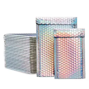 Szcx creatrust biểu tượng tùy chỉnh Rose Gold kim loại bưu phẩm vận chuyển phong bì độn Bưu Chính satchels bong bóng Poly bao bì gửi thư Túi - Product Image 1