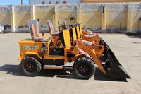 Mini chargeuses à bras électriques chinoises Huansheng, mini tombereaux agricoles, chargeuses de tracteurs, chargeuses électriques