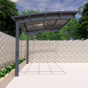 Tettoia Classica in Stile Grande Muraglia - Struttura in Alluminio per Parcheggio Residenziale - Product Image 1