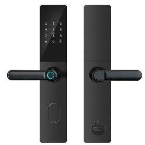 Cerradura Inteligente Zhiketong B01 con Pantalla Media, Desbloqueo por Huella Dactilar, Almacenamiento en la Nube Wi-Fi para Puertas de Entrada, Seguridad para el Hogar - Product Image 1