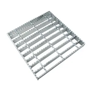 China Supplier Nice Appearance Infrastructure Toothed Metal Steel Grating hot galvanized grating