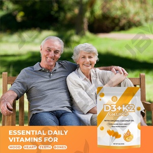 JBY Grosir Suplemen Halal Vegan dengan <span class=keywords><strong>Vitamin</strong></span> D3 dan K2 Alami untuk Perawatan Tulang Harian Kalsium Magnesium Seng Lolipop - Product Image 5