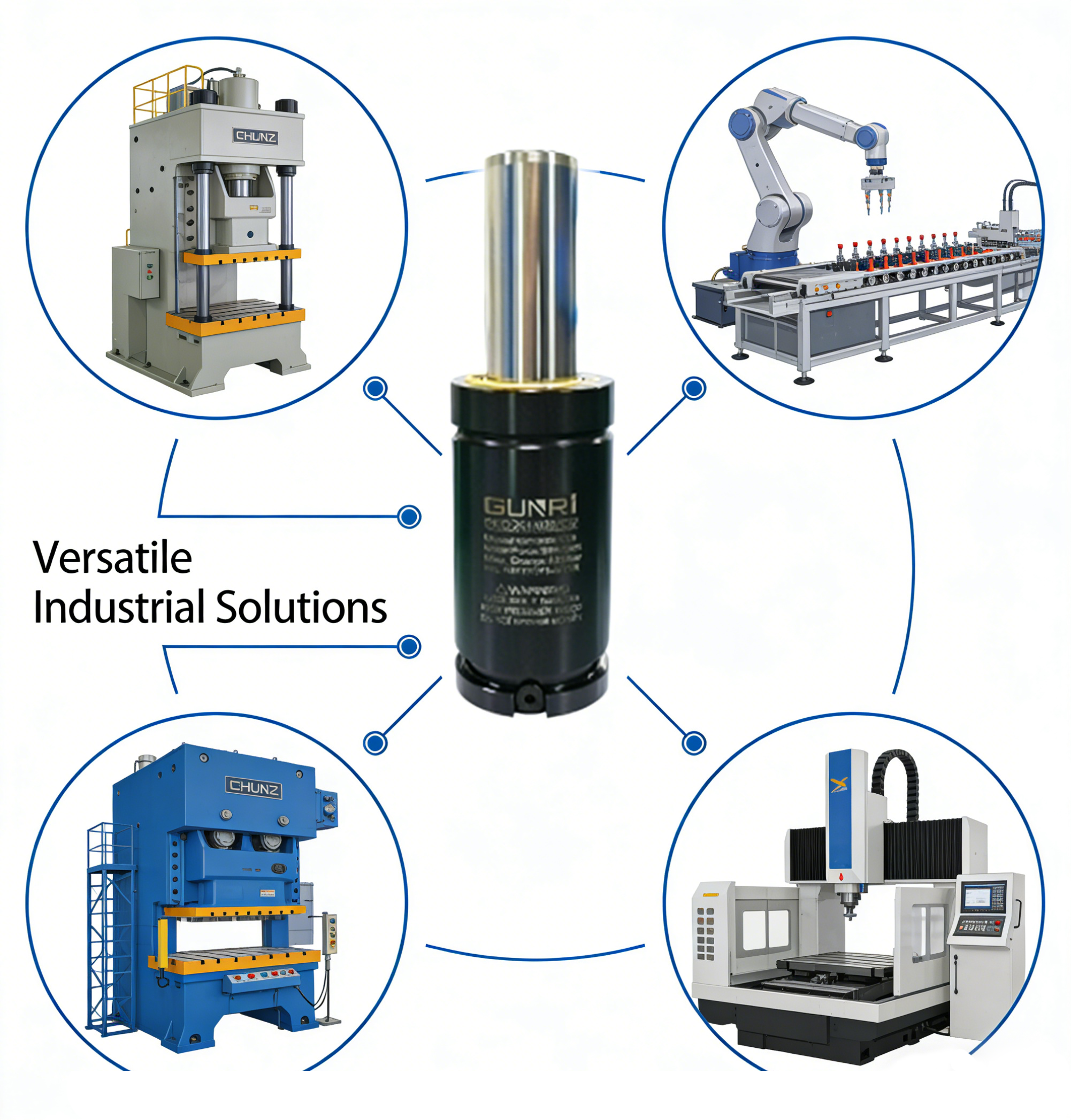 Nitrogen gas spring application scenarios