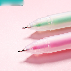 Neue einfache Gel Stift Set kreative Retro mehrfarbige Nadel Rohr Stift Farb markierung Zeichnung Hand Konto Stift 12 Farbe - Product Image 4