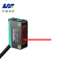 Sensor Perpindahan Laser Optik Presisi Tinggi WTX Output NPN/PNP Respon Cepat Jangkauan Deteksi 1-30cm Bentuk Kotak Kecil BGS
