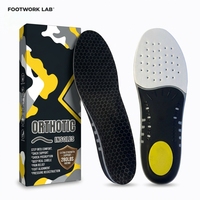Semelles orthopédiques personnalisées, supports de voûte plantaire sportifs, matériau PU+Nylon écologique et durable, FOOTWORK LAB YD-013