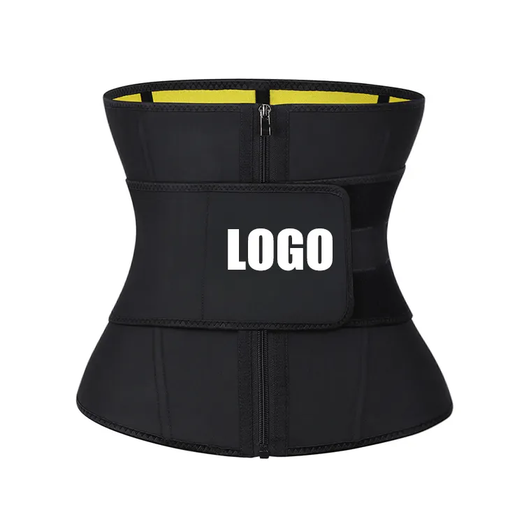 Регулируемый пояс с логотипом на заказ, 9 дюймов, латексный пояс для похудения унисекс