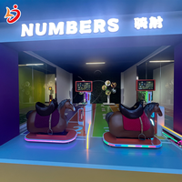 Simulation de mouvement et de tir à cheval drôle pour enfants et simulateur de machine de jeu d'arcade de tir à l'arc