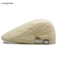Landfond Offre Spéciale Gatsby Newsboy Hat Hommes Femmes Classic Herringbone Lvy Trendy Tweeb Flat Ivy Hat
