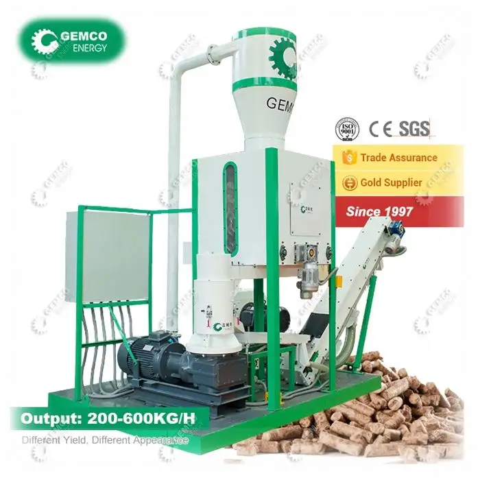 Excellent Quality Complete Agro Waste Portable Straw Wood Pellet Machine for Making Farm Wastes,Reed,Leaves,Branch,Corn Stalk