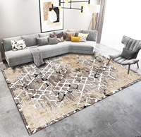 Tapis de Salon 3D Imprimé 160x230 cm Style Européen pour la Maison