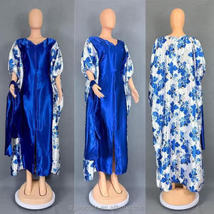 Vestido Musulmán Modesto para Ramadán, Estilo Africano, Abaya, Tallas Grandes, Largo, Formal, con Estampados, Kaftán de Moda - Product Image 4