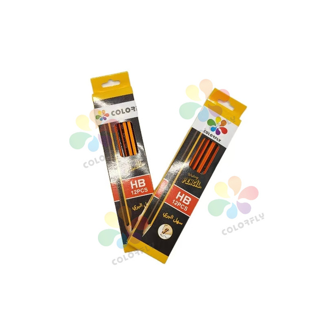Customized Package High Quality Wood Color Back to School Cheap Price Triangle HB Pencil