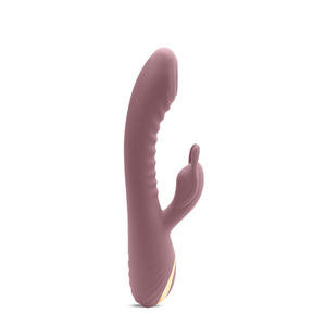 Wiederauf ladbarer BPA-freier Silikon-Hasen vibrator für Frauen Wasserdichter attraktiver Silikon-Vibrator für Erwachsene OEM-Service - Product Image 3
