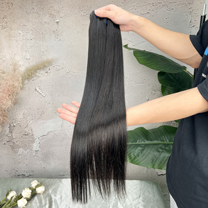 ขายส่งผมเวียดนามแบบนุ่ม 15A แบบเป็นมัด ผู้จำหน่ายผมแท้ 100% แบบตรงธรรมชาติ  แบบ Single Drawn  จัดเรียงเกล็ดผม  แบบต่อผม - Product Image 3