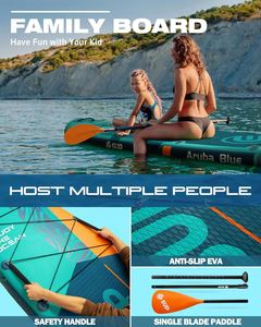 ESUP PVC <strong>Drop</strong> <strong>Stitch</strong> <strong>Inflatable</strong> Stand Paddle <strong>Board</strong> (<strong>SUP</strong>) for Beginners Portable Outdoor Water Sports Surfboard Bag - Product Image 6