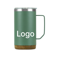 Mug isotherme à double paroi en acier inoxydable SUS304 pour bureau, maison et boissons quotidiennes