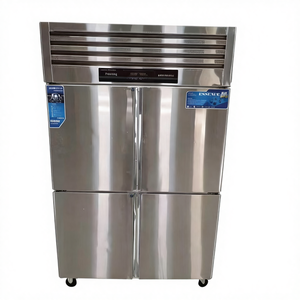 Refrigerador Industrial Vertical de Acero Inoxidable de Cuatro Puertas, Equipo de Cocina Comercial, Certificado por Energy Star - Product Image 1
