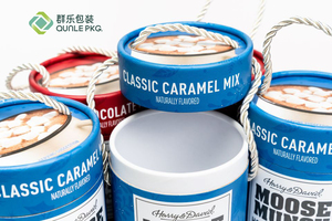 Boîte d'emballage de <span class=keywords><strong>Tube</strong></span> de papier de cylindre haut de gamme pour la boîte de <span class=keywords><strong>Bonbon</strong></span> de chocolat personnalisée de chocolat avec la fenêtre - Product Image 6