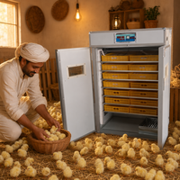 1232 oeufs entièrement automatique poulet Setter incubateur d'oeufs vente chaude incubateur d'oeufs équipement de volaille