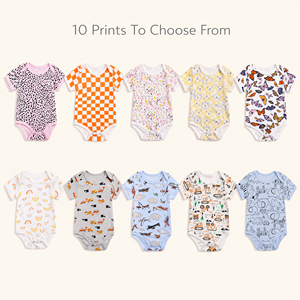Mono de Algodón para Bebé - Adorable Pijama Enterizo para Recién <span class=keywords><strong>Nacido</strong></span>, Ropa Transpirable y Suave para la Piel, Diseño Fácil de Poner, <span class=keywords><strong>Verano</strong></span> - Product Image 2