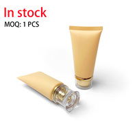 Crème pp ronde transparente pour le visage, lotion, tube de sucre vide, emballage de cosmétique, shampoing, tube souple pour pâte des dents, 1 pièce