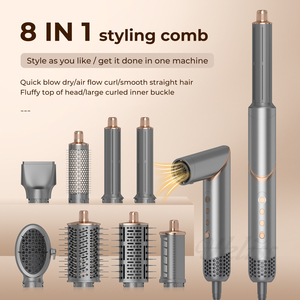 <span class=keywords><strong>Nuevo</strong></span> Modelo 8 en 1, Estilizador de Cabello de Alta Velocidad con Motor BLDC, Cabezal Reemplazable, Estilizador de Cabello Multifuncional, <span class=keywords><strong>Secador</strong></span> de Cabello Eléctrico Plegable Profesional - Product Image 2