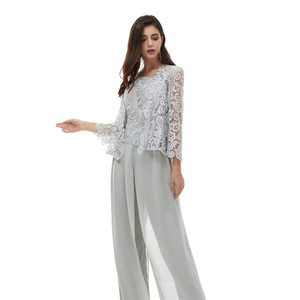Splendidi tute di <span class=keywords><strong>pantaloni</strong></span> in pizzo Bateau con scollo a maniche lunghe <span class=keywords><strong>abiti</strong></span> <span class=keywords><strong>da</strong></span> madre della sposa 2020 nuovo stile <span class=keywords><strong>taglie</strong></span> <span class=keywords><strong>forti</strong></span> abito <span class=keywords><strong>da</strong></span> sera madre - Product Image 6