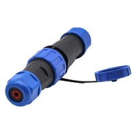 Soudage gratuit IP68 Aviation Plug Socket Connector Étanche ABS Cuivre Amarrage pour 2/3 Core 5A/10A Rated Mâle Femelle PC SP13