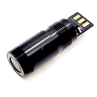Endoscope industriel Pixmoteur 6 mm, caméra boroscope USB 2.0, module 0,3 MP, étanche, 640x480 px, 25 FPS MJPEG, 87 FOV, 6 LED