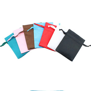 Custom Logo Handmade Portable Travel Satin <b>Pouch</b> <b>Drawstring</b> Hair Wig Storage Elegant Silk Storage Bag Clothes Jewelry Bag - Product Image 6