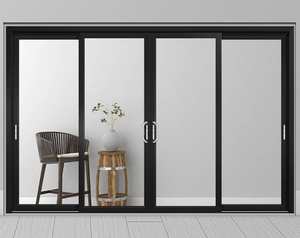 Porte coulissante en aluminium de haute qualité au design moderne pour <span class=keywords><strong>cuisine</strong></span> et salon, en alliage d'aluminium, manuelle - Product Image 3