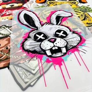 Satu Set 40 Lembar Stiker Transfer Panas DTF PET 13+4 inci untuk Pakaian, Kaos, Tas & Aksesoris - Product Image 3