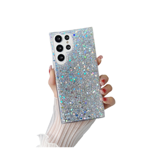 Custodia per telefono con paillettes di lusso per <span class=keywords><strong>Samsung</strong></span> S25 S24 S23 S22 Ultra S21 S20 FE Plus A14 A53 A33 A13 A32 A35 <span class=keywords><strong>Cover</strong></span> morbida epossidica - Product Image 6