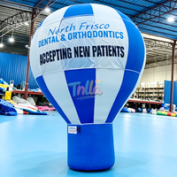 Ballon publicitaire gonflable géant en PVC pour extérieur avec ventilateur intégré 10-12 pieds pour utilisation au sol