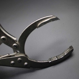 Oil Filter Wrench Pliers Type 100mm <b>Clamp</b> Style For <b>Car</b> Maintenance Filter Removal Installation Heavy Duty Steel - Product Image 2