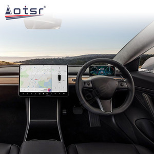 Écran LCD de tableau de bord numérique Carplay pour <span class=keywords><strong>Tesla</strong></span> <span class=keywords><strong>Model</strong></span> 3 <span class=keywords><strong>Model</strong></span> <span class=keywords><strong>Y</strong></span>, affichage du tableau de bord de la voiture, navigation GPS - Product Image 1