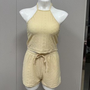 C078 Vente en gros – Ensemble 2 pièces d'été pour femme, décontracté, à porter à l'extérieur, haut sans manches et short, tenue de détente, <span class=keywords><strong>streetwear</strong></span>, pyjama pour femme - Product Image 4