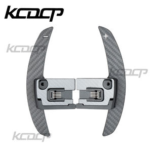 Accessoires d'intérieur de voiture volant en fibre de carbone palette de changement de vitesse magnétique pour <span class=keywords><strong>ford</strong></span> 2015-2023 Mustang - Product Image 4