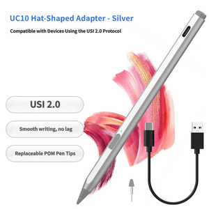 ปากกาสไตลัส USI 2.0 สำหรับ Chromebook ปากกาดิจิตอลแบบ Capacitive รองรับแรงกด 4096 ระดับ รองรับการเอียง ชาร์จผ่านพอร์ต Type-C ขายส่ง - Product Image 3