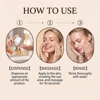 Gel exfoliant à l'acide - Nettoyage quotidien doux pour la peau du corps et du visage, gel rafraîchissant et hydratant