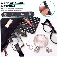 Prix d'usine, vente en gros d'usine, flacons de parfum classiques en verre personnalisés, 4 pièces, contenants de voyage pour cosmétiques