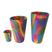 Gobelet en silicone écologique universel portable, résistant à la chaleur et aux chutes, tasse de voyage souple, bouteille d'eau pliable, utilisation en extérieur