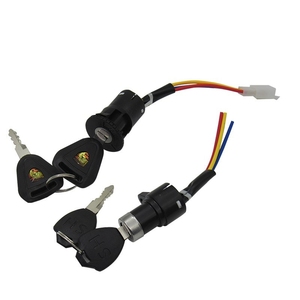 Serrure à clé électrique universelle pick serrure électrique pour moto scooter électrique e-bike serrure de <span class=keywords><strong>porte</strong></span> étanche pièces de rechange électriques - Product Image 1