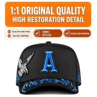 Nueva Llegada, Gorras de Béisbol de 5 Paneles S.M.D, Hechas a Mano, Ajustables, Unisex, con Logotipo Bordado, Deportivas, de Gamuza, Curvadas, para Exteriores