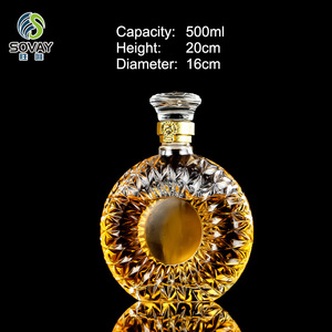 Bouteilles de spiritueux fantaisie (<span class=keywords><strong>alcool</strong></span>, vodka, whisky, rhum) de 500 ml pour l'eau - Product Image 2