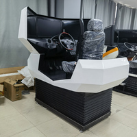 Simulateur de conduite automobile dynamique 4D ZG-DG3, équipement de formation éducatif à 3 degrés de liberté pour les écoles de conduite
