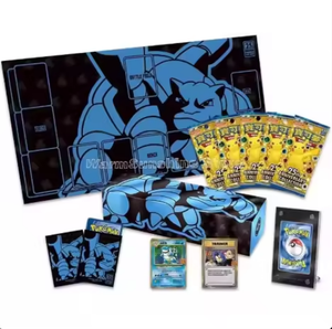 Vente en gros de cartes à collectionner Pokémon authentiques originales, jeu PTCG, version chinoise, coffret cadeau de départ, paquets de boosters Charizard, cartes cadeaux - Product Image 1