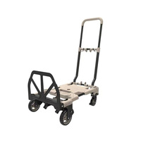 Chariot à main multifonctionnel professionnel facile à utiliser en PP et aluminium pour le camping, utilisable en toutes saisons